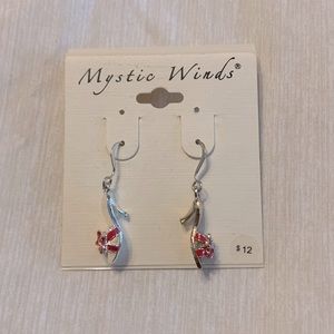 Summer daisy shoe earrings, brand new, NWT